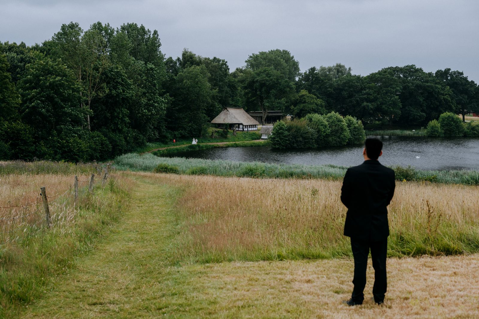 First Look am See im Freilichtmuseum Molfsee mit Reetdachhaus